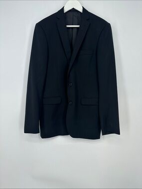 Tiger of Sweden Norden Black Two-Button Blazer - Size EU 50 US 40
